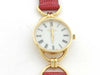 GUCCI Model Number 6000.2.L Serial Number 0249068 GP/Leather/QZ White Dial Non-Working/No Operational Guarantee Women's Watch
