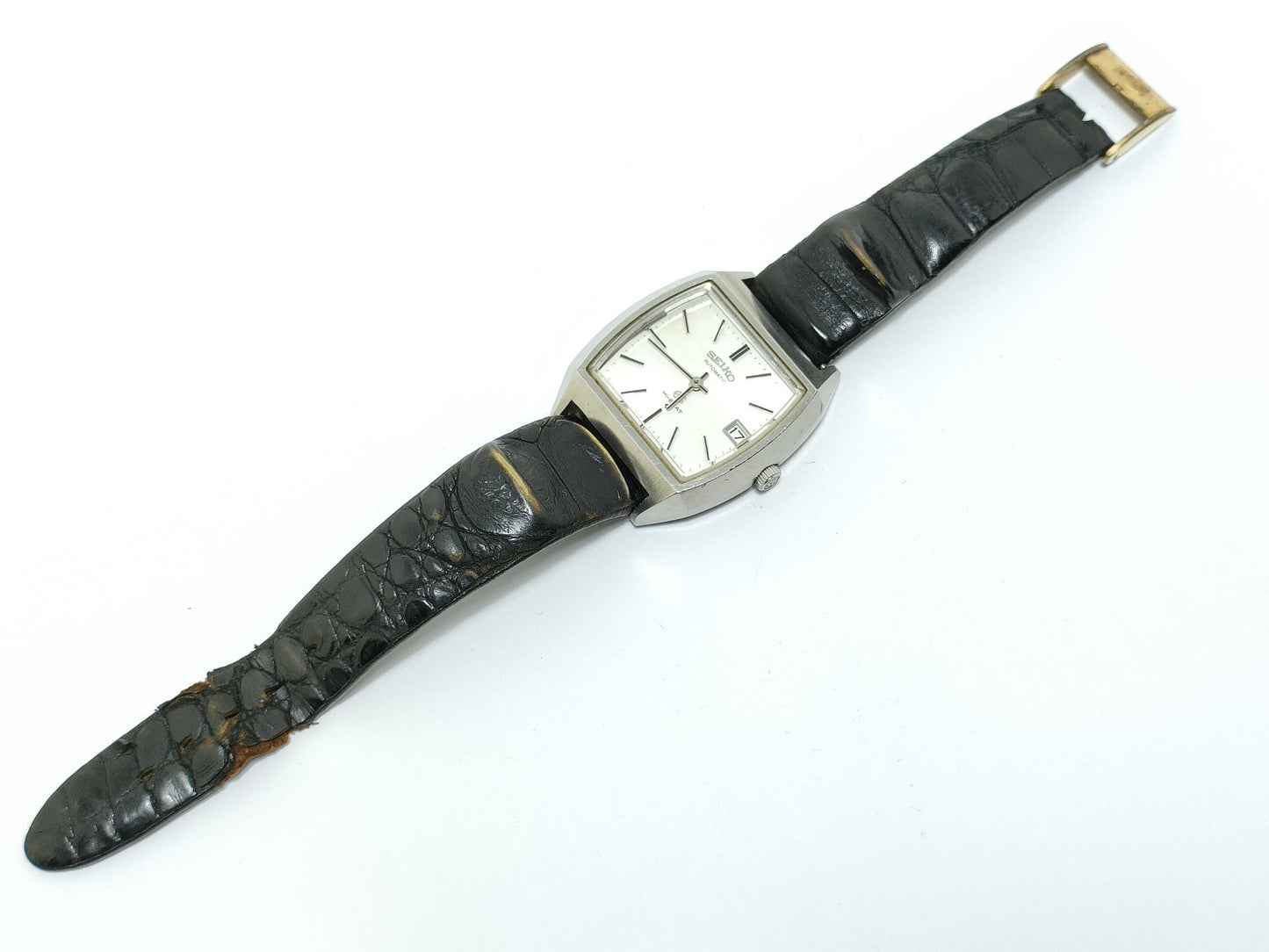 SEIKO Grand Seiko 5645-5010 270120 Stainless Steel/Leather/AT Silver Dial Current Condition Men's Watch