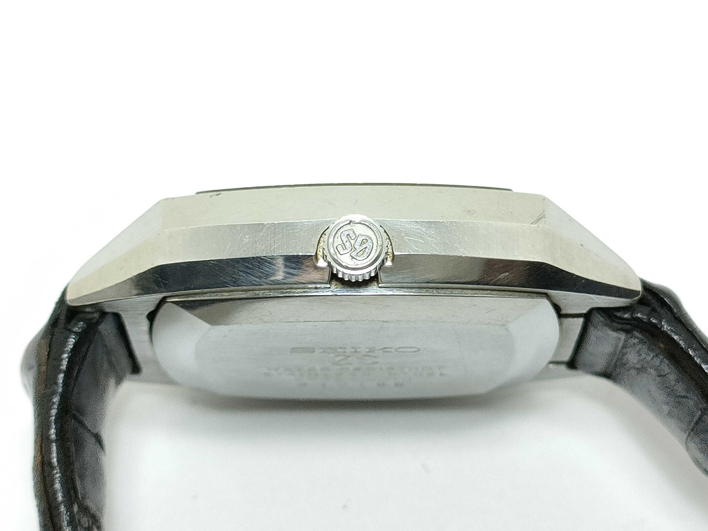 SEIKO Grand Seiko 5645-5010 270120 Stainless Steel/Leather/AT Silver Dial Current Condition Men's Watch