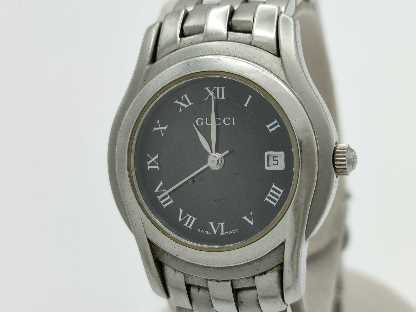 GUCCI 5500L 0063414 Quartz Black Dial Women's Watch