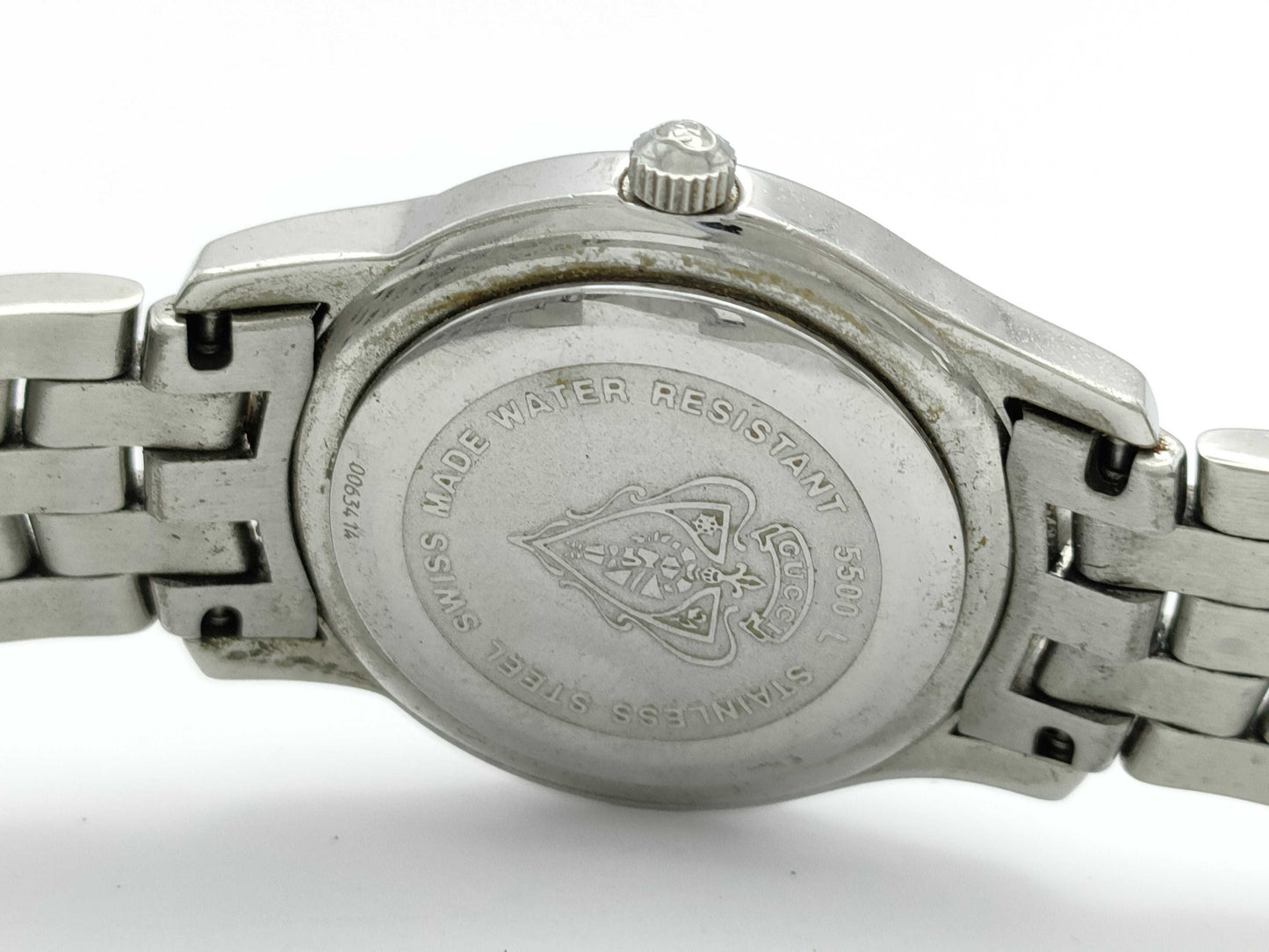 GUCCI 5500L 0063414 Quartz Black Dial Women's Watch
