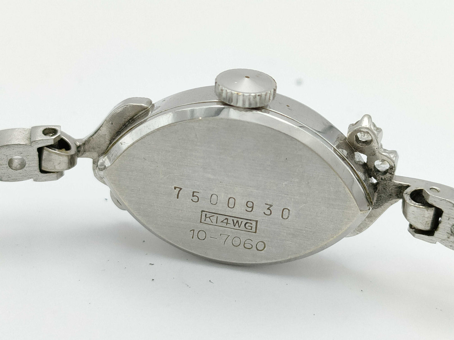SEIKO Solar 10-7060 7500930 K14WG Hand-wound Women's Watch