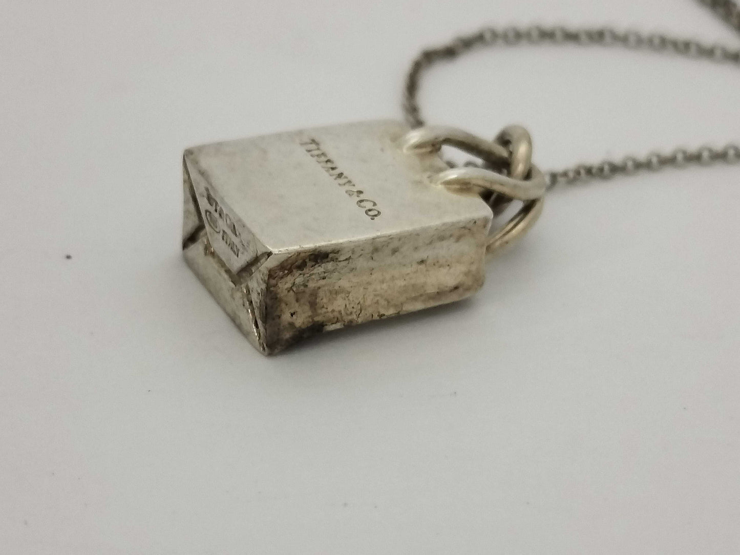 Tiffany & Co. Tiffany & Co. Tiffany Bag Motif Necklace SV925 Silver Necklace