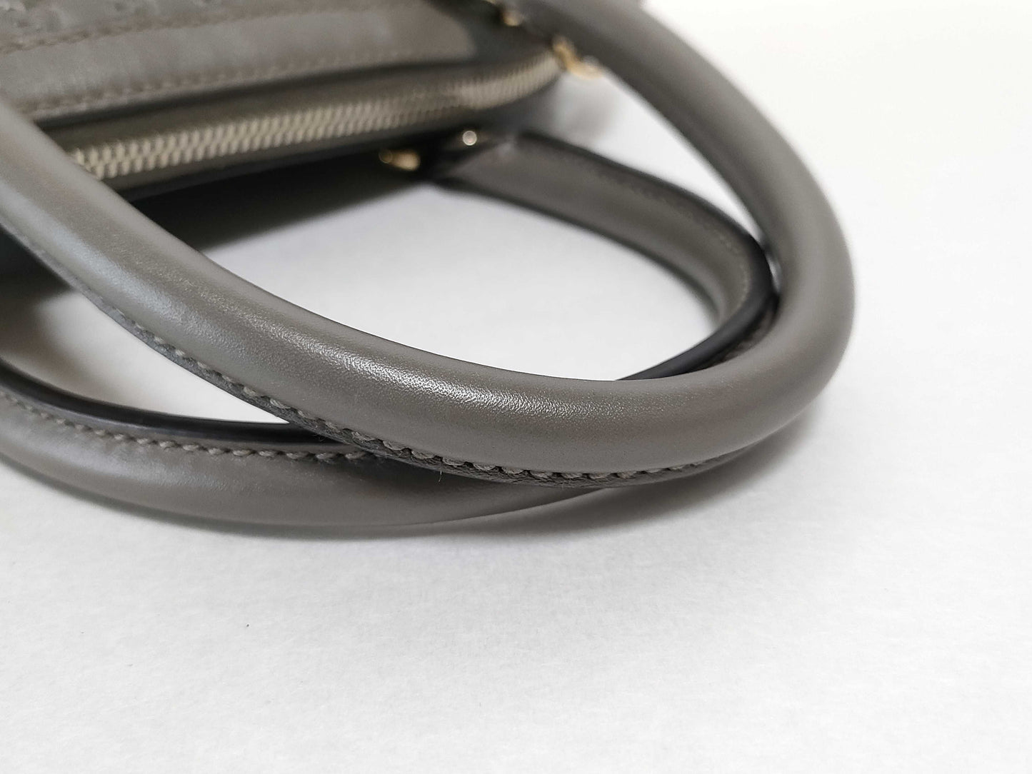 GUCCI Guccissima Gucci Micro GG Guccissima 2-way handbag 449654 486628 Gray handbag
