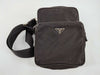 PRADA Nylon Prada Triangle Logo Tessuto Shoulder Bag Black Shoulder Bag