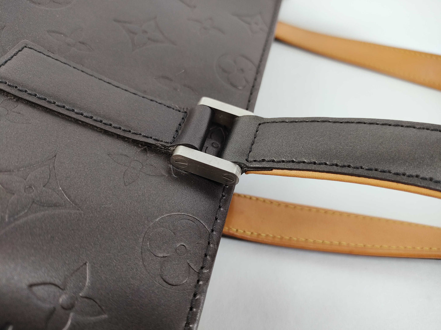 LOUIS VUITTON Monogram Empreinte LV Monogram Matte Stockton M55115 CA1012 Handbag