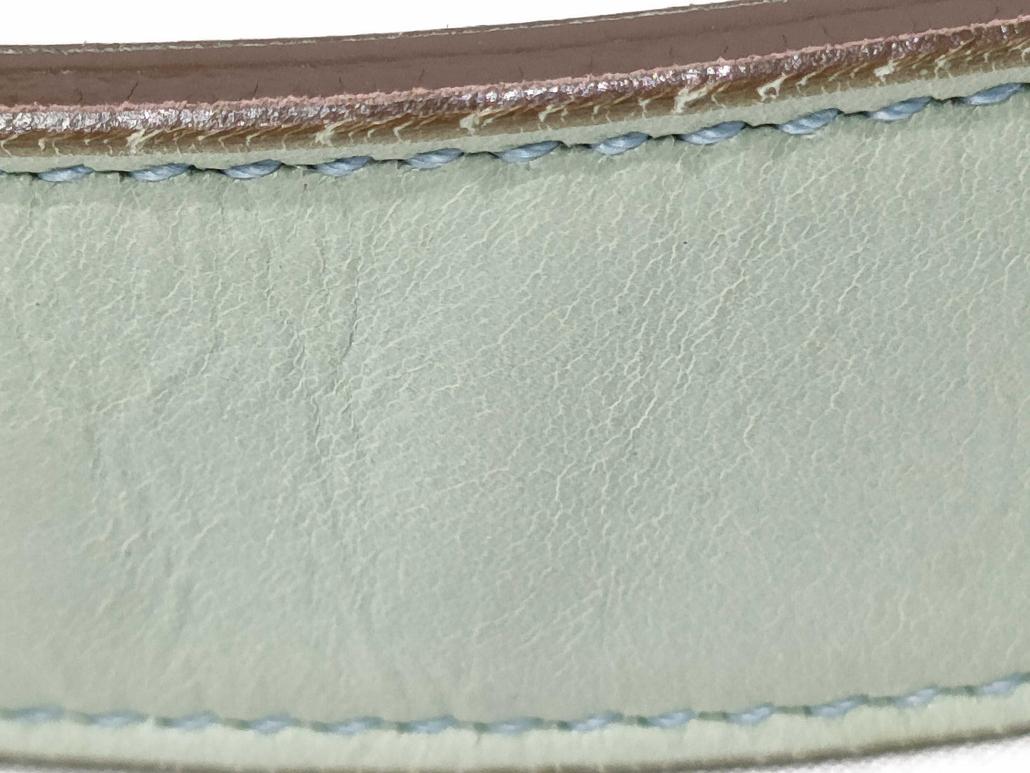 Yves Saint Laurent Suede and Leather Shoulder Bag 467891/120768 Baby Blue Shoulder Bag