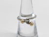 Tiffany & Co. Tiffany Hook & Eye Ring 750 x SV925 Silver and Gold Ring