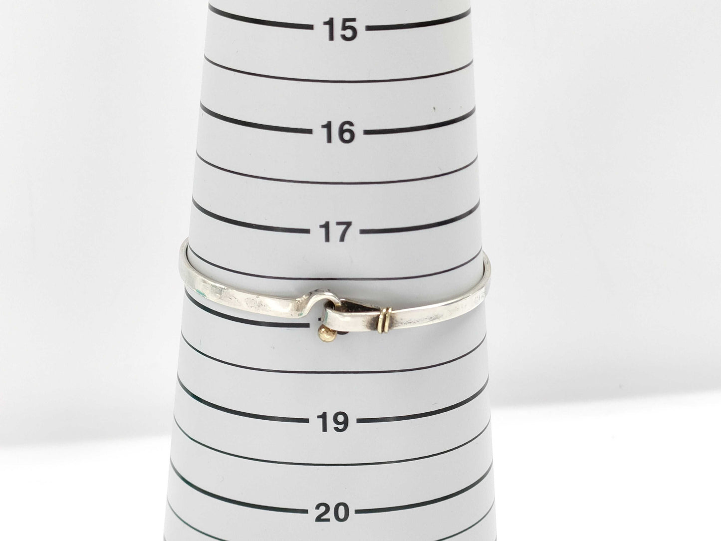 Tiffany & Co. Tiffany Hook and Eye Bracelet SV925/750 Silver Bracelet/Bangle
