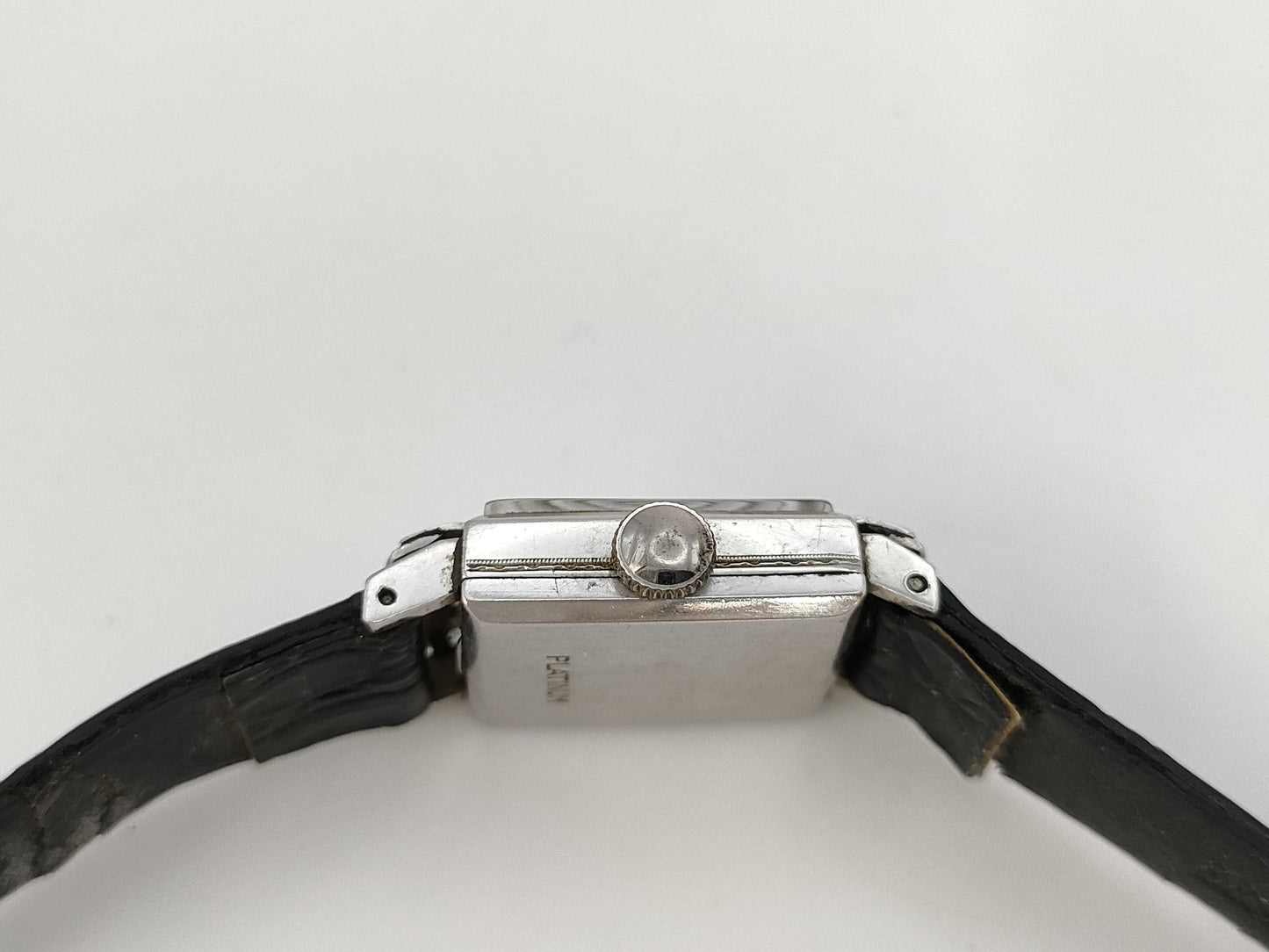 IWC Square Hand-Wound Silver Dial Women's Watch