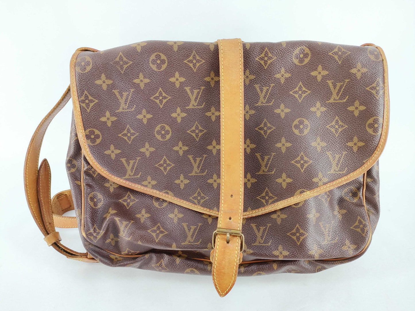 LOUIS VUITTON Monogram LV Monogram Saumur 35 M42254 AR0940 Shoulder Bag