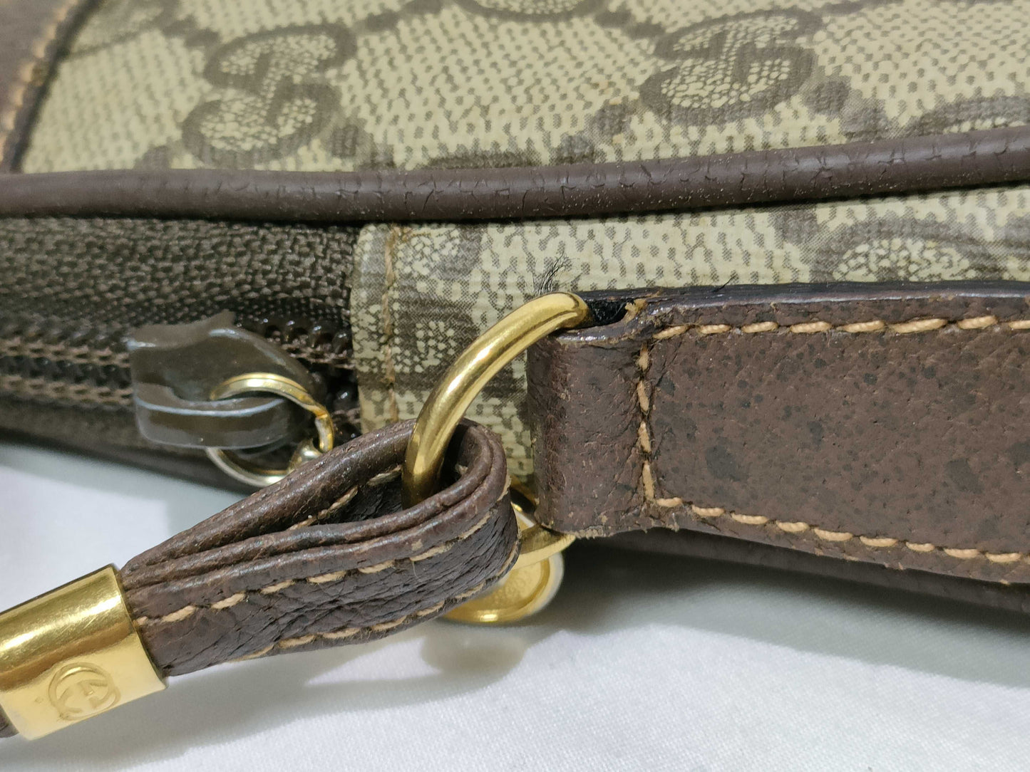 GUCCI GG Supreme Shoulder Bag 004・14・6428 Brown Shoulder Bag