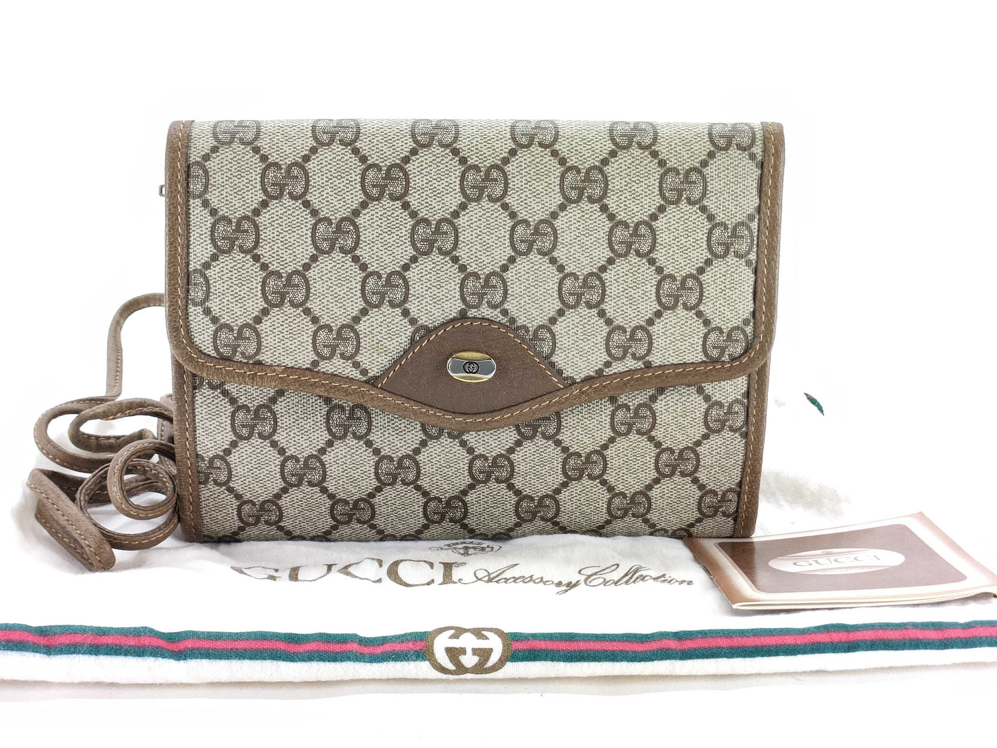 GUCCI Old Gucci GG Supreme Shoulder Bag 904・02・065 Beige Shoulder Bag