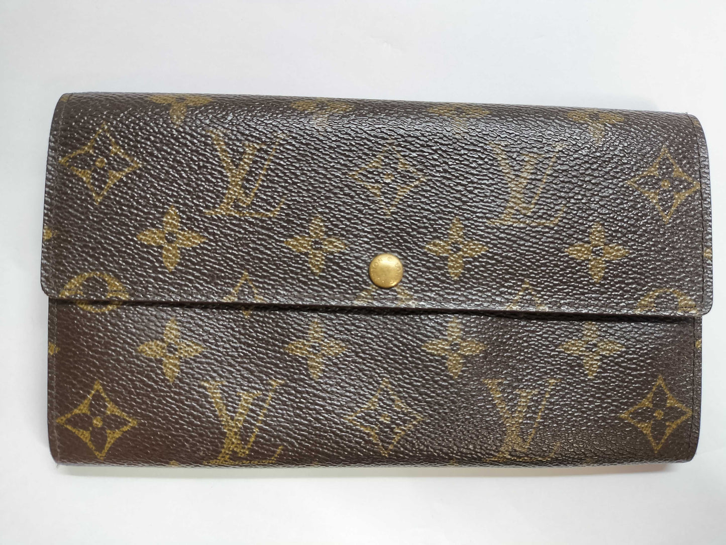 LOUIS VUITTON LOUIS VUITTON Monogram LV Monogram Porte Monnaie Credit Wallet M61725 CA0975