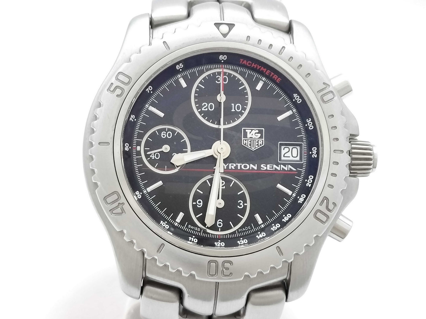 TAG Heuer CT2114 HT5870 0406/1991 Automatic Black Dial Men's Watch