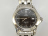OMEGA SS/QZ Black Dial Men's Watch, Not Working/No Operational Guarantee