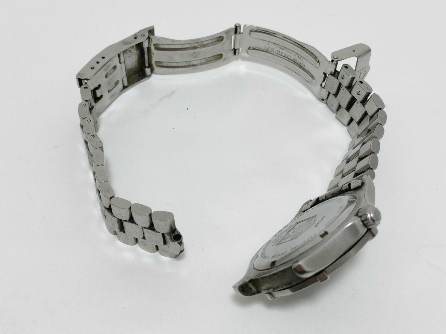 TAG Heuer ET9790 Stainless Steel/QZ Black Dial Men's Watch, Not Working/No Operational Guarantee