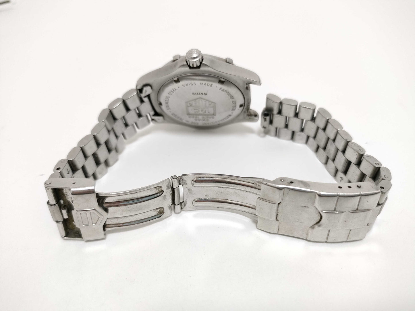 TAG Heuer ET9790 Stainless Steel/QZ Black Dial Men's Watch, Not Working/No Operational Guarantee