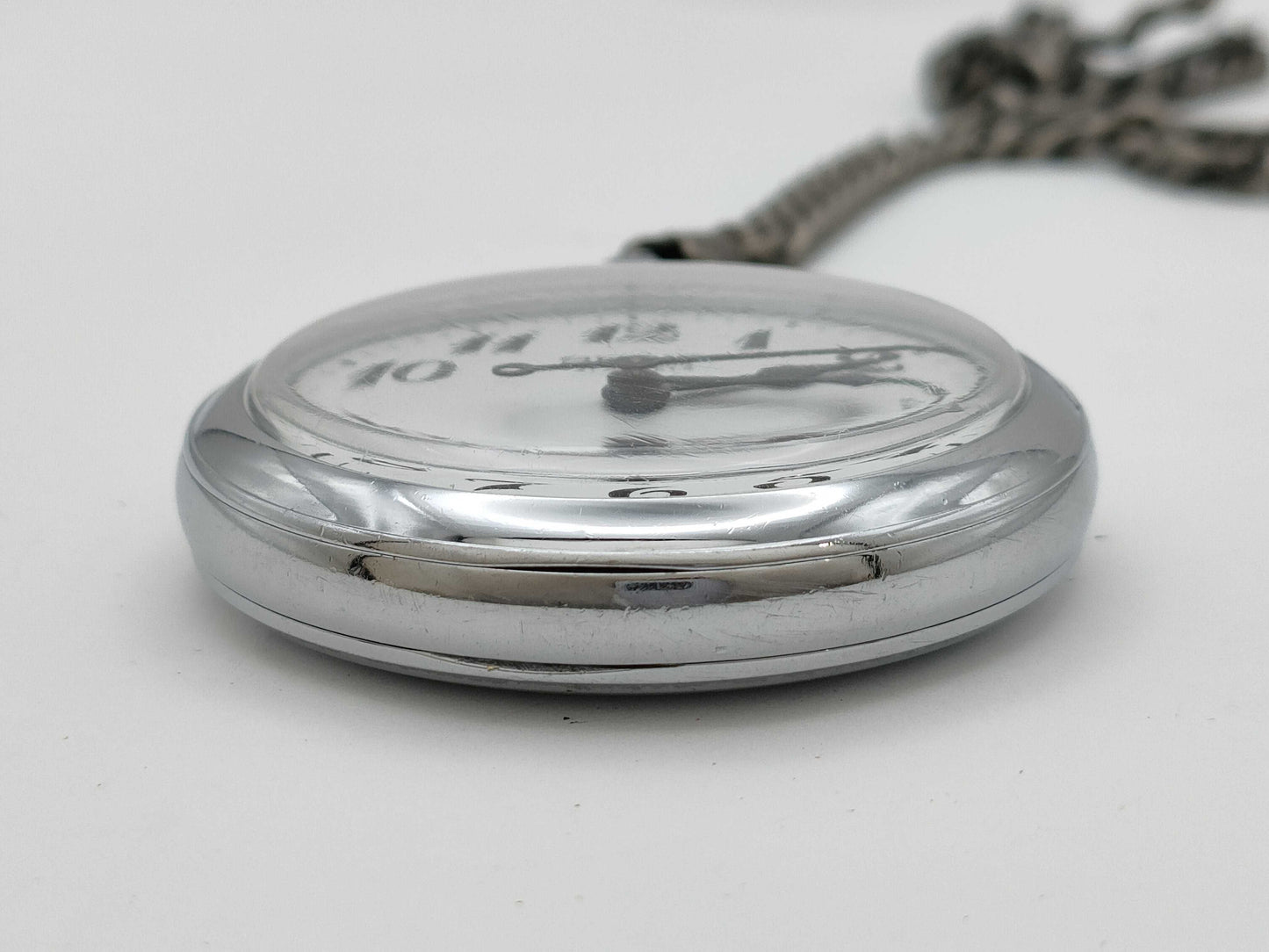 SEIKO 6310-0020 880240 Manual Winding White Dial Pocket Watch