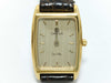 OMEGA De Ville Omega De Ville 1450 Stainless Steel/Leather/QZ Gold Dial Non-Working/No Operational Guarantee Women's Watch