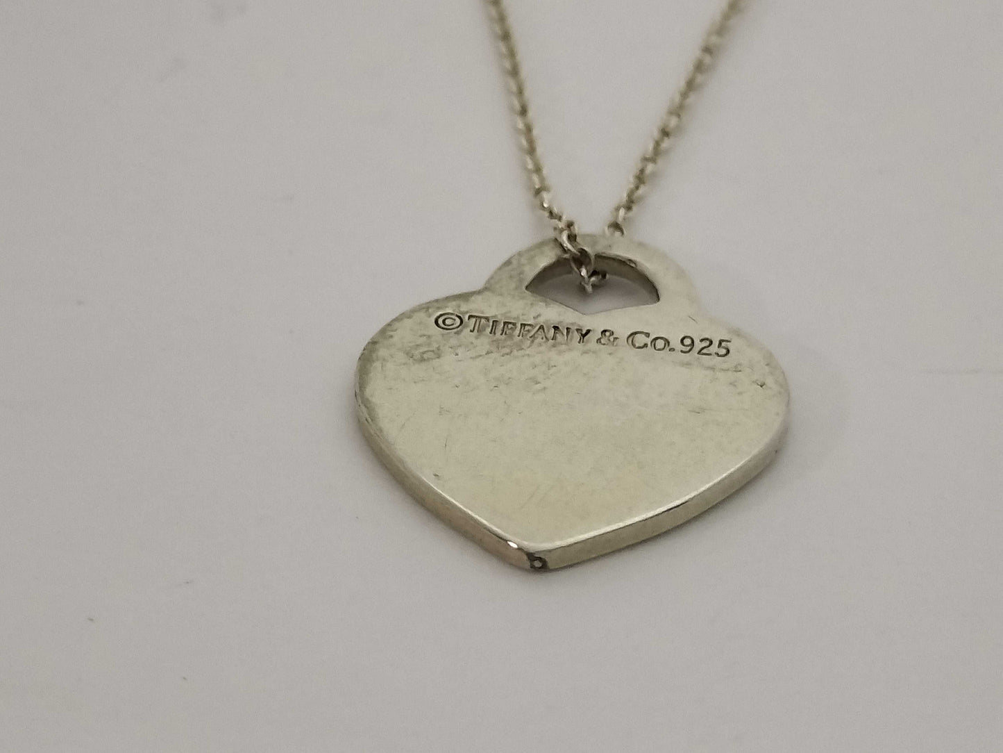 Tiffany & Co. Tiffany & Co. Return to Tiffany Heart Tag Necklace SV925 Silver Necklace
