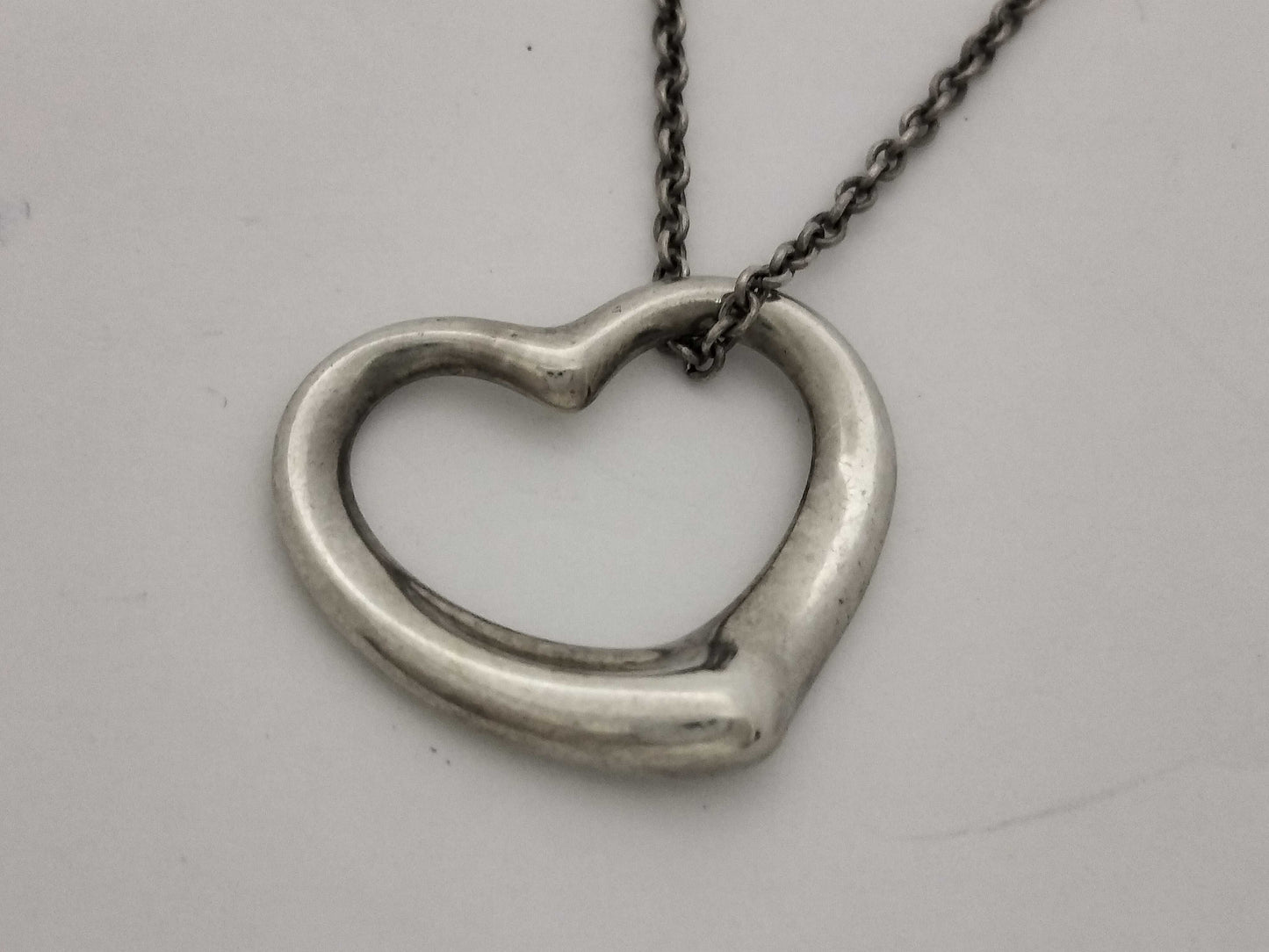Tiffany & Co. Tiffany & Co. Open Heart Tiffany Open Heart Necklace SV925 Silver Necklace