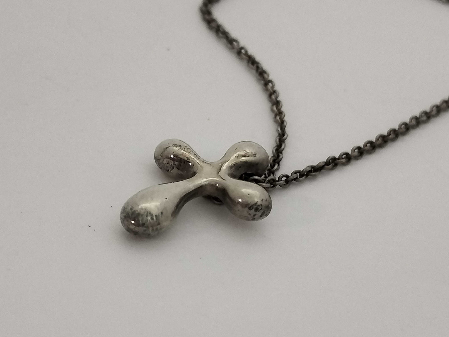 Tiffany & Co. Tiffany & Co. Cross Motif Tiffany Cross Necklace SV925 Necklace