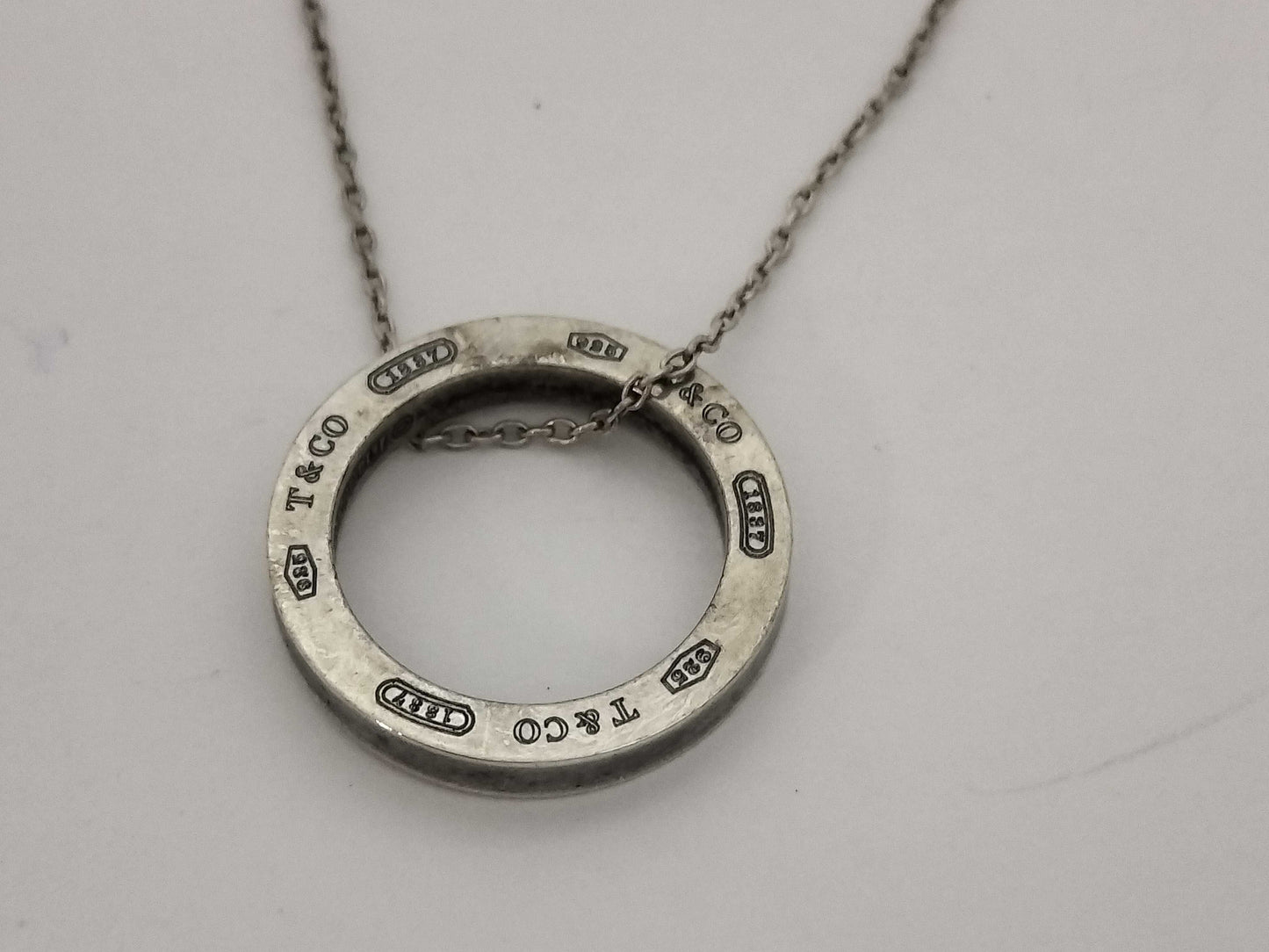 Tiffany & Co. Tiffany & Co. Tiffany Circle Necklace 925 Silver Necklace