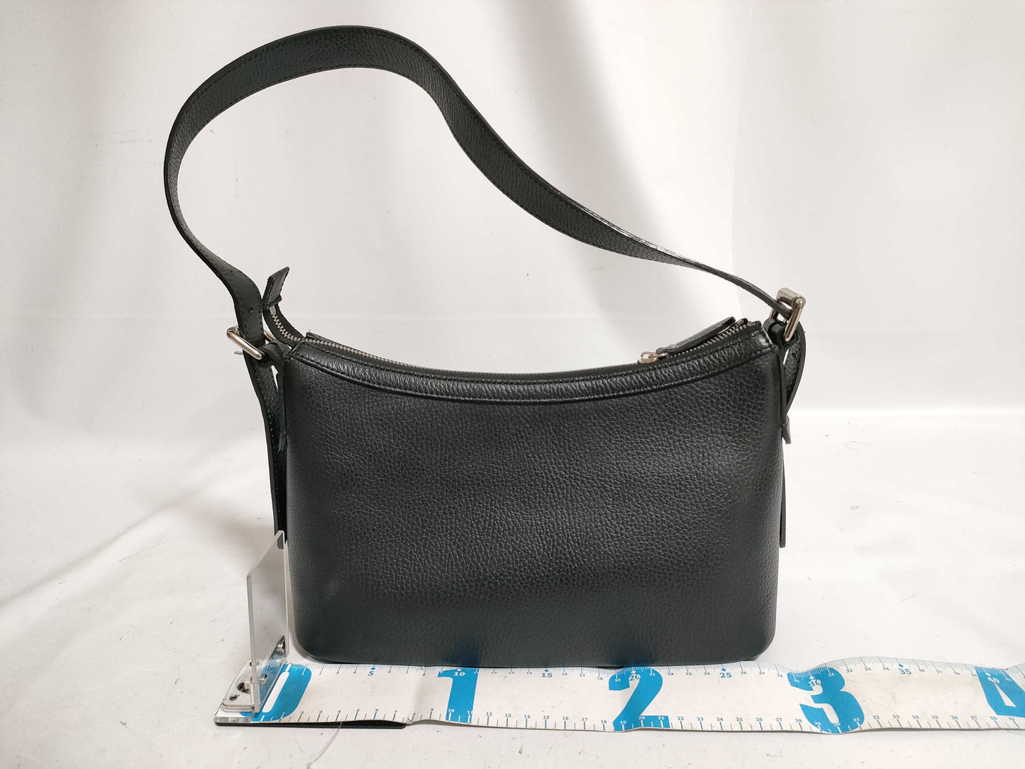 BURBERRY Leather One-Shoulder Bag Black Shoulder Bag