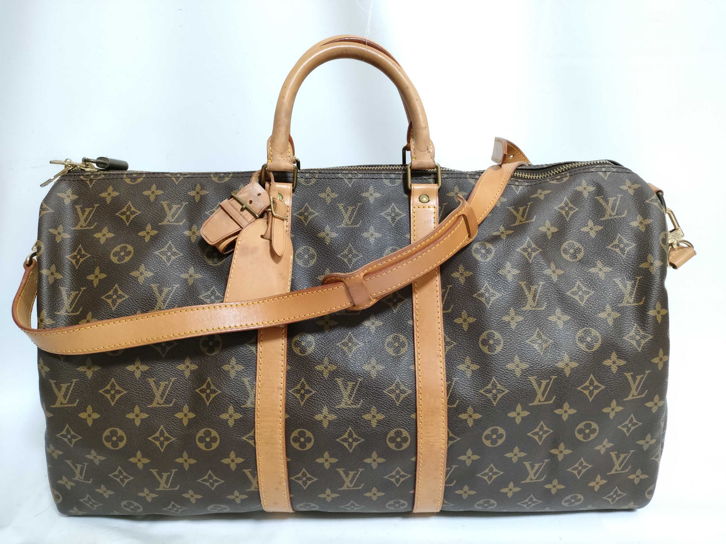 LOUIS VUITTON LOUIS VUITTON Monogram LV Monogram Keepall Bandouliere 55 M41414 VI0910 Boston Bag