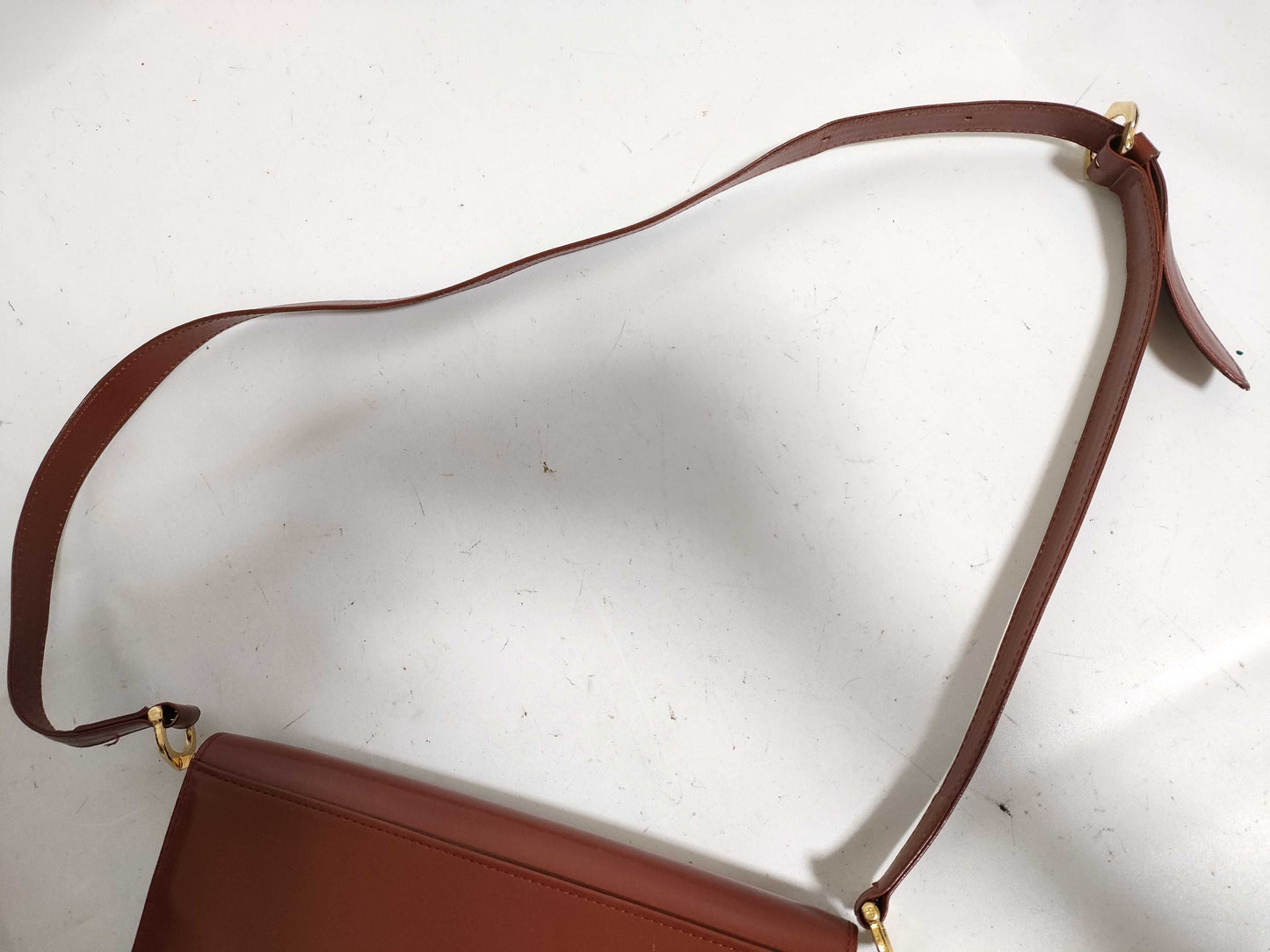 Cartier Must Cartier Must Line Leather Shoulder Bag Bordeaux Shoulder Bag