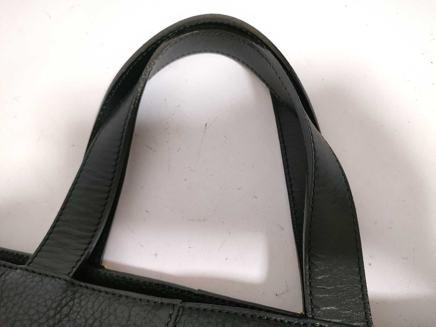 Burberrys Leather Handbag Black Handbag