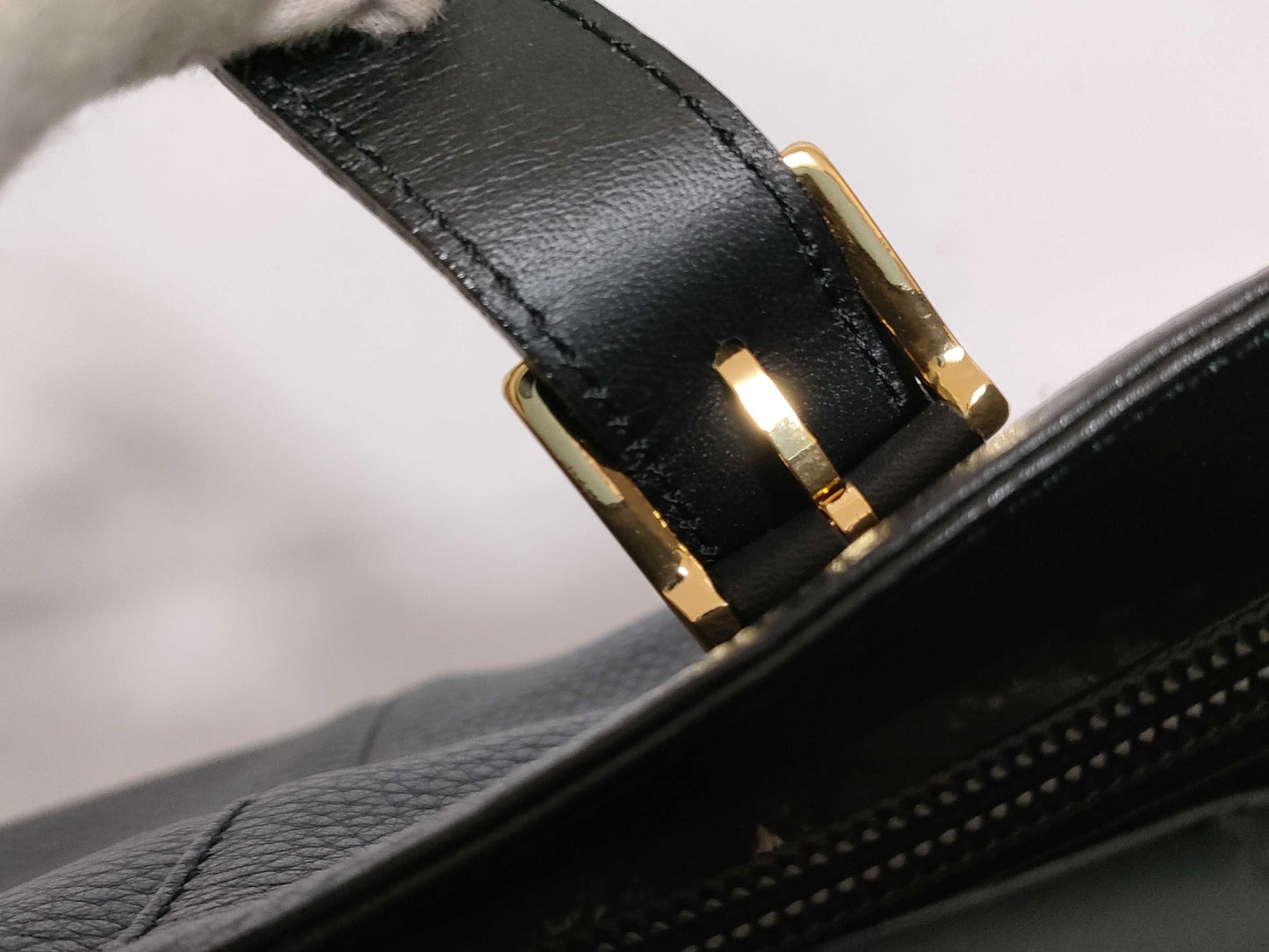 Burberrys Leather Handbag Black Handbag