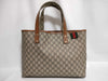 GUCCI GG Supreme Sherry Line Tote Bag 211134 493492 Mocha Tote Bag