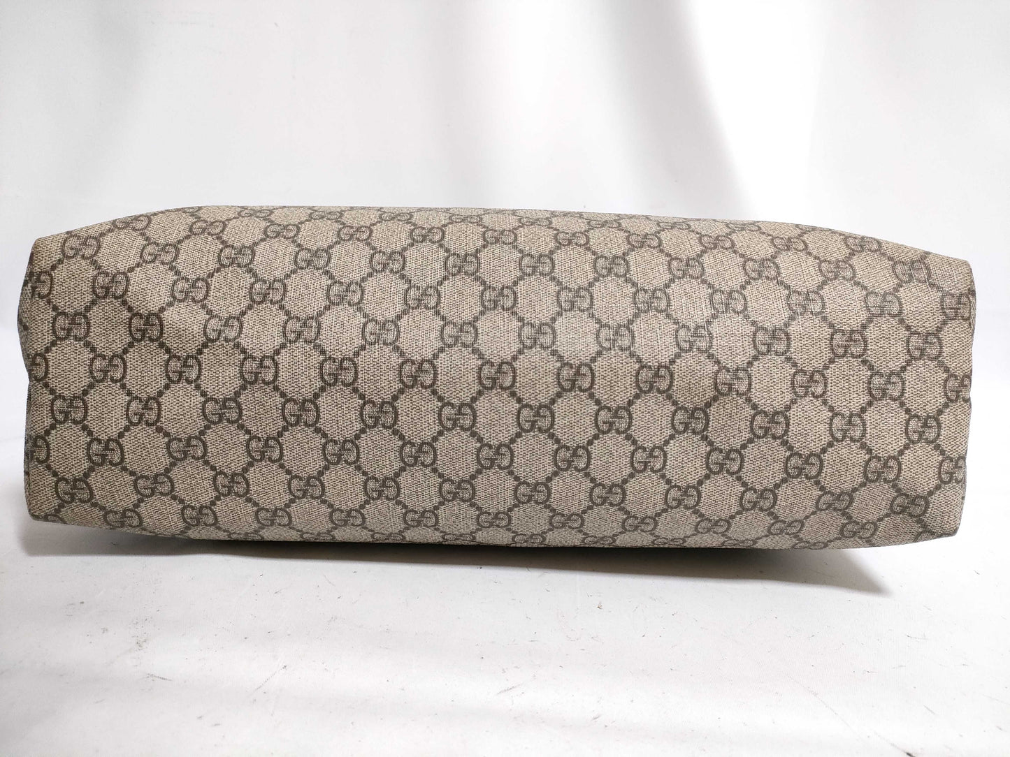 GUCCI GG Supreme Sherry Line Tote Bag 211134 493492 Mocha Tote Bag