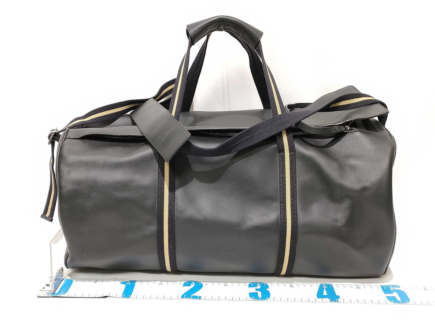 CELINE Leather Boston Bag MA00/2 Black Boston Bag