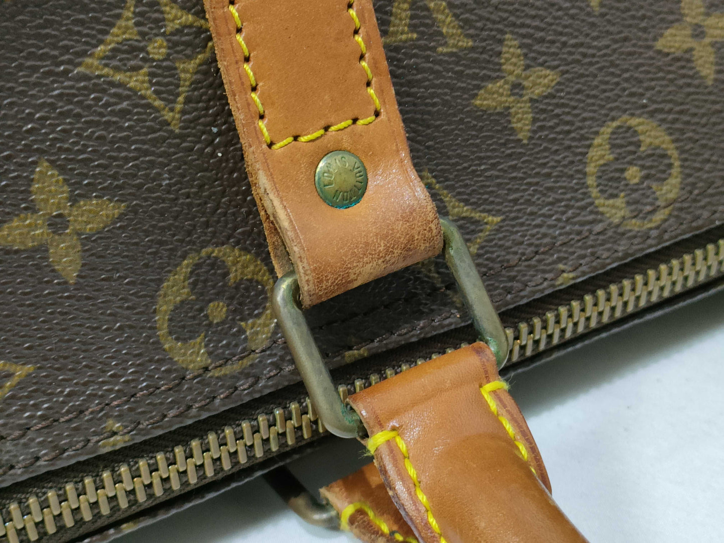 LOUIS VUITTON Monogram LV Monogram Keepall Bandouliere 45 M41418 VI882 Boston Bag