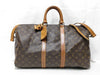 LOUIS VUITTON Monogram LV Monogram Keepall Bandouliere 45 M41418 VI882 Boston Bag