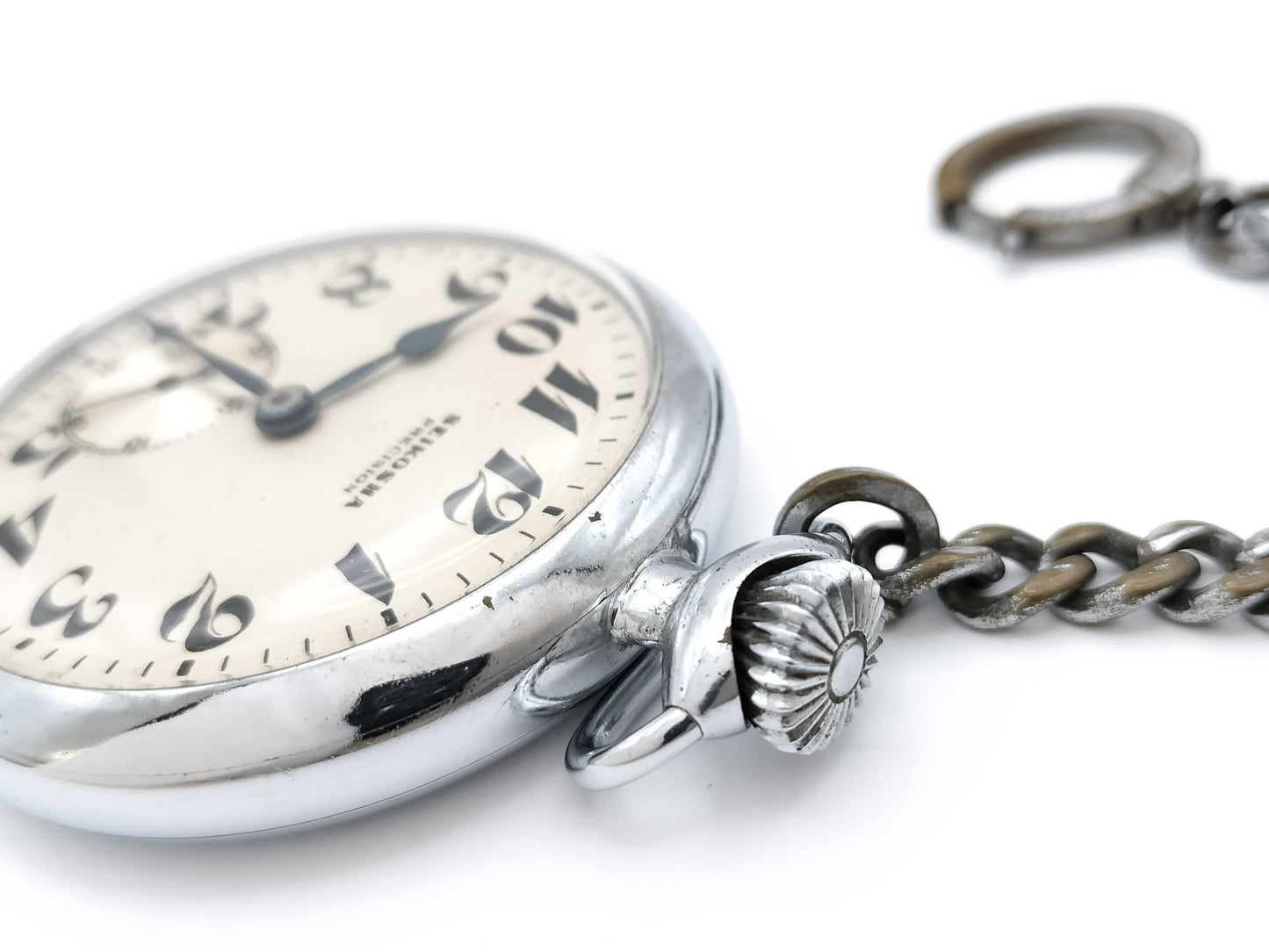 SEIKO Manual Winding Unmoving Pocket Watch