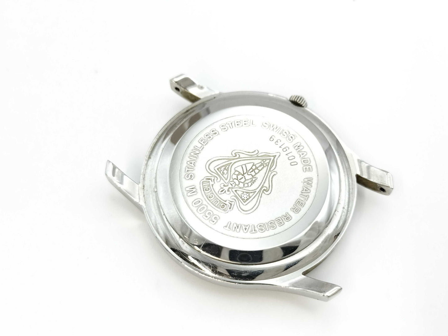 GUCCI 5500M 0019139 Quartz Silver Dial Boys' Watch