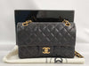 CHANEL Matelasse Double Flap Lambskin Shoulder Bag with Box