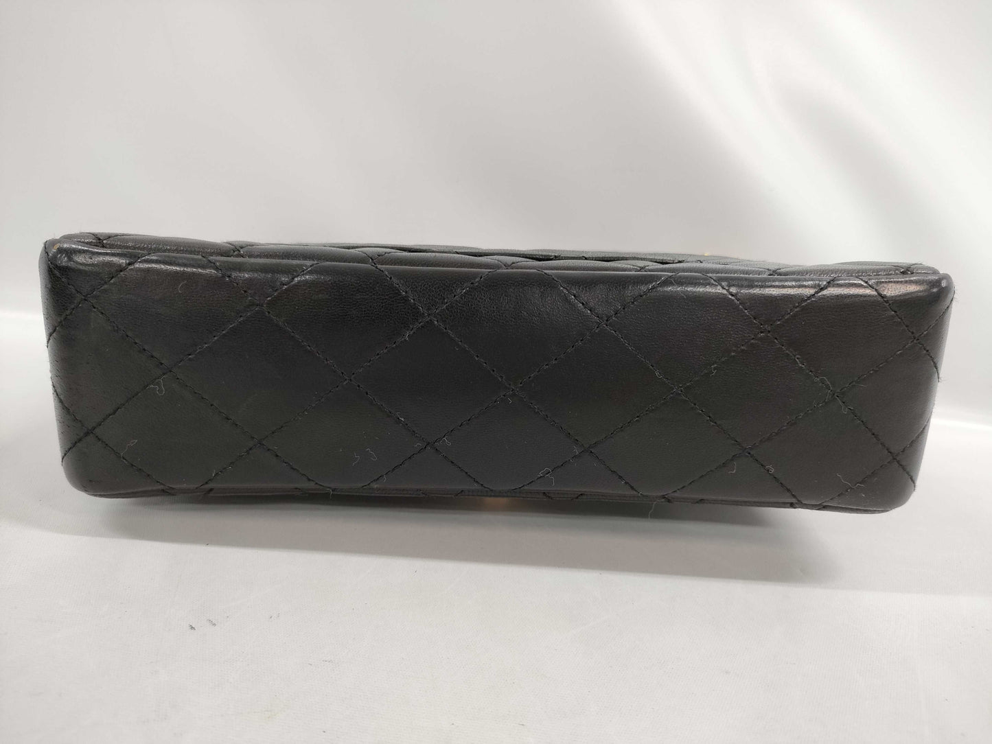 CHANEL Matelasse Double Flap Lambskin Shoulder Bag with Box