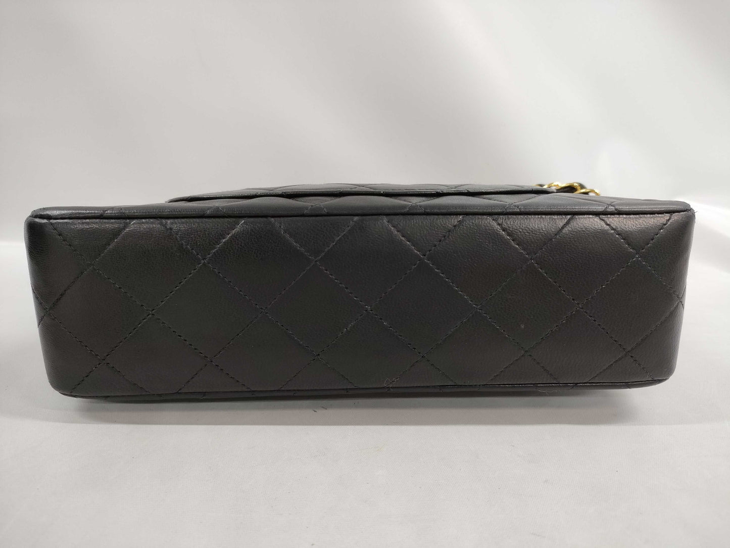 CHANEL Matelasse Double Flap Lambskin Shoulder Bag in Box