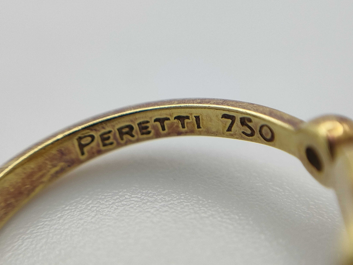 Tiffany & Co. Full Heart 2PD Yellow Gold 750 2.6g Ring