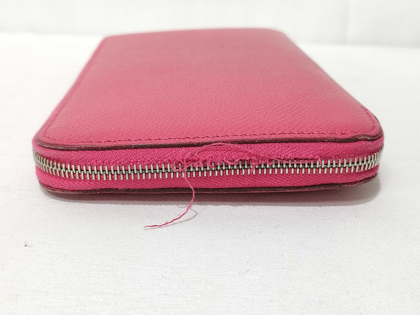 HERMES Long Wallet in Shocking Pink