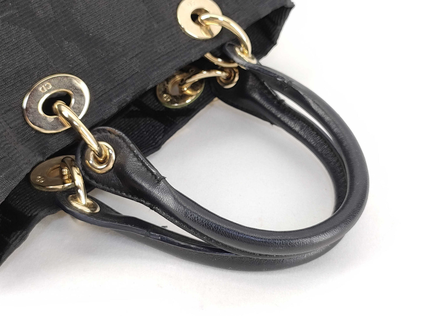 Dior Christian Dior Cannage Black Handbag Handbag