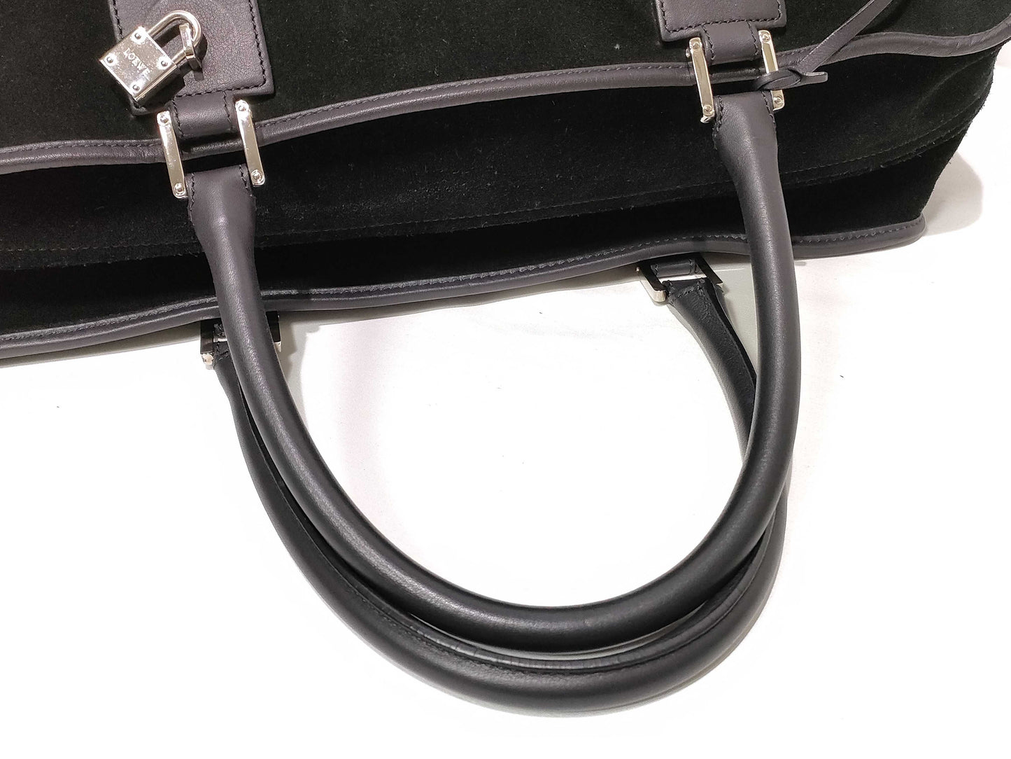 LOEWE Amazona Handbag Black with Shopper Boston Bag