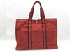 HERMES Foul Tote HERMES Foul Tote Red Tote Bag
