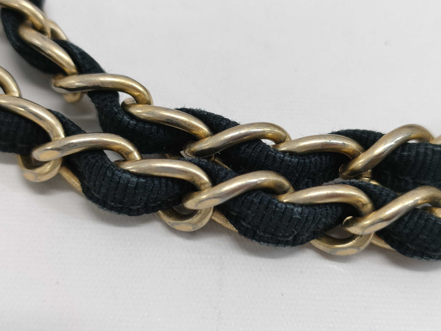 CHANEL Lambskin Wave Stitch Lambskin Shoulder Bag