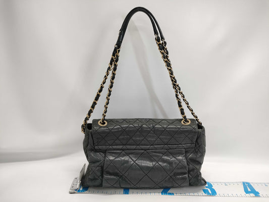 CHANEL Sparkle Leather Shoulder Bag